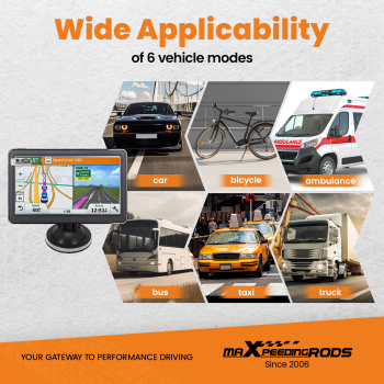 7 Truck GPS Navigation 8GB Multimedia Player 2D/3D Free Maps Direct install