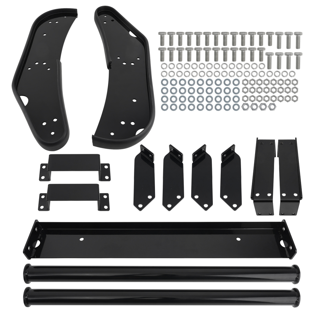 Front Push Bar Bumper Grille Guard compatible for Ford Explorer 2011-2015Powder Coated