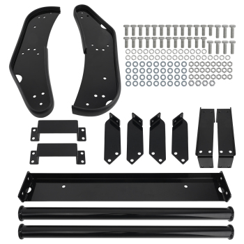 Front Push Bar Bumper Grille Guard compatible for Ford Explorer 2011-2015Powder Coated