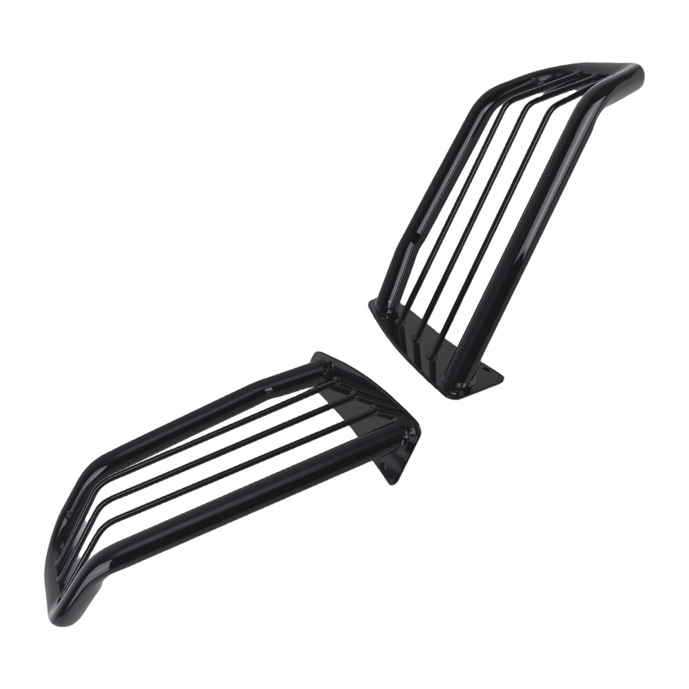 Front Bumper Grille Guard Bull Bar Push compatible for Toyota Tacoma 2005-2015 black