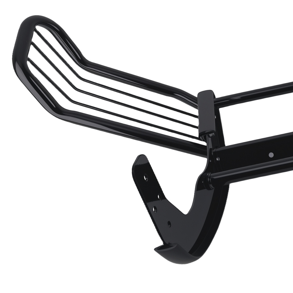 Front Bumper Grille Guard Bull Bar Push compatible for Toyota Tacoma 2005-2015 black