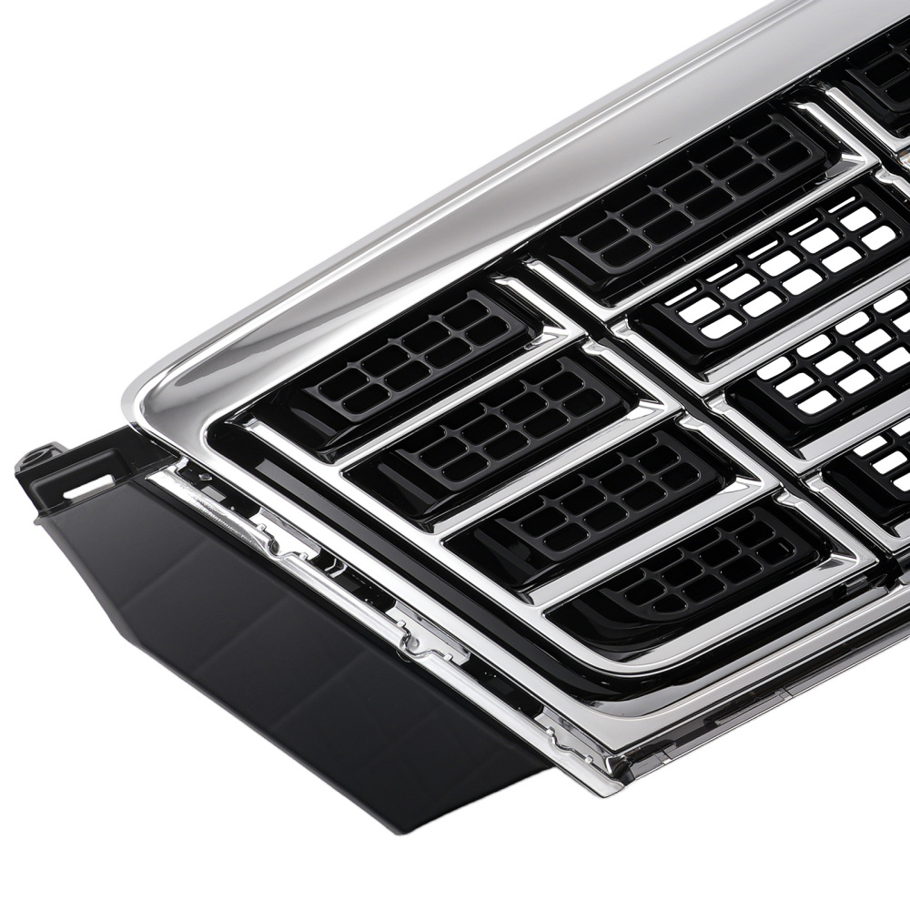 Chrome Front Upper Grille compatible for Cadillac XTS 3.6L 2013-2015 20901624 Black