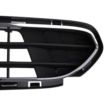 Front Center Grille compatible for Ford Fusion S SE Hybrid 2010-2012 AE5Z17K945A Chrome