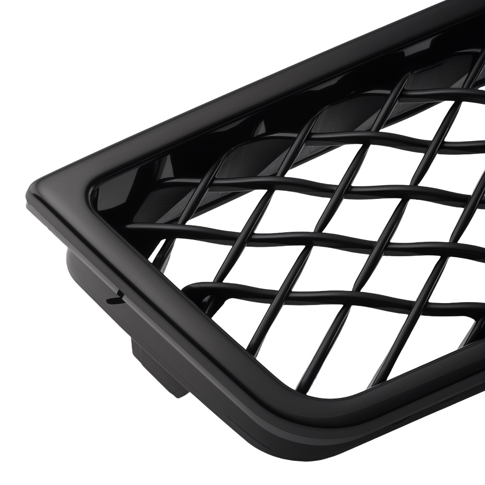 Black Front Grille Set compatible for Chevy Avalanche compatible for Tahoe Suburban 2007-2014 15946154