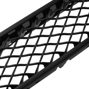 Black Front Grille Set compatible for Chevy Avalanche compatible for Tahoe Suburban 2007-2014 15946154