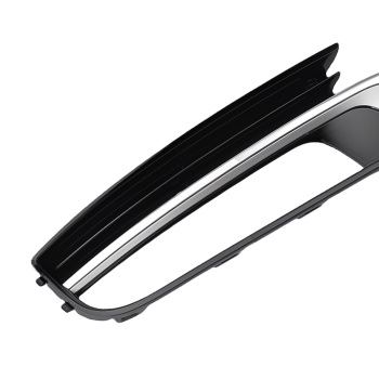 Black Front Grille Cover compatible for VW CC 2.0L 3.6L 2013-2017 3C8853677G 3pc Set