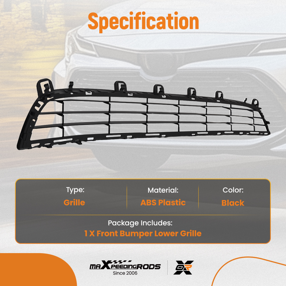 Black Mesh Grille compatible for BMW X5 xDrive Series 2014-2017 51117294475 Front