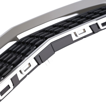 Front Bumper Upper + Lower Grille compatible for Chevrolet Equinox 10-15 25798744 25798747