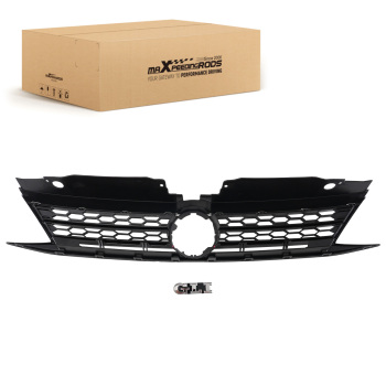 Bumper Upper Grille compatible for Volkswagen Jetta 2.5L 2015-2017 5C6853651AJZLL