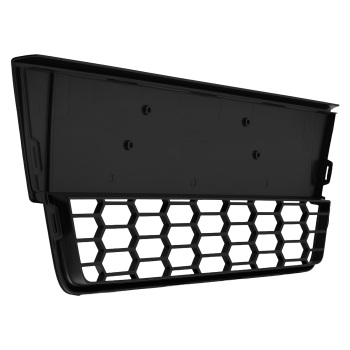 Black Front Grille Insert compatible for Ford Focus 2012-2014 Direct Replacement