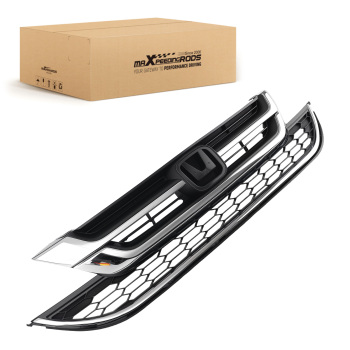 Upper Lower Bumper Grille compatible for Honda CR-V 2010-2011 71123-SWN-H11