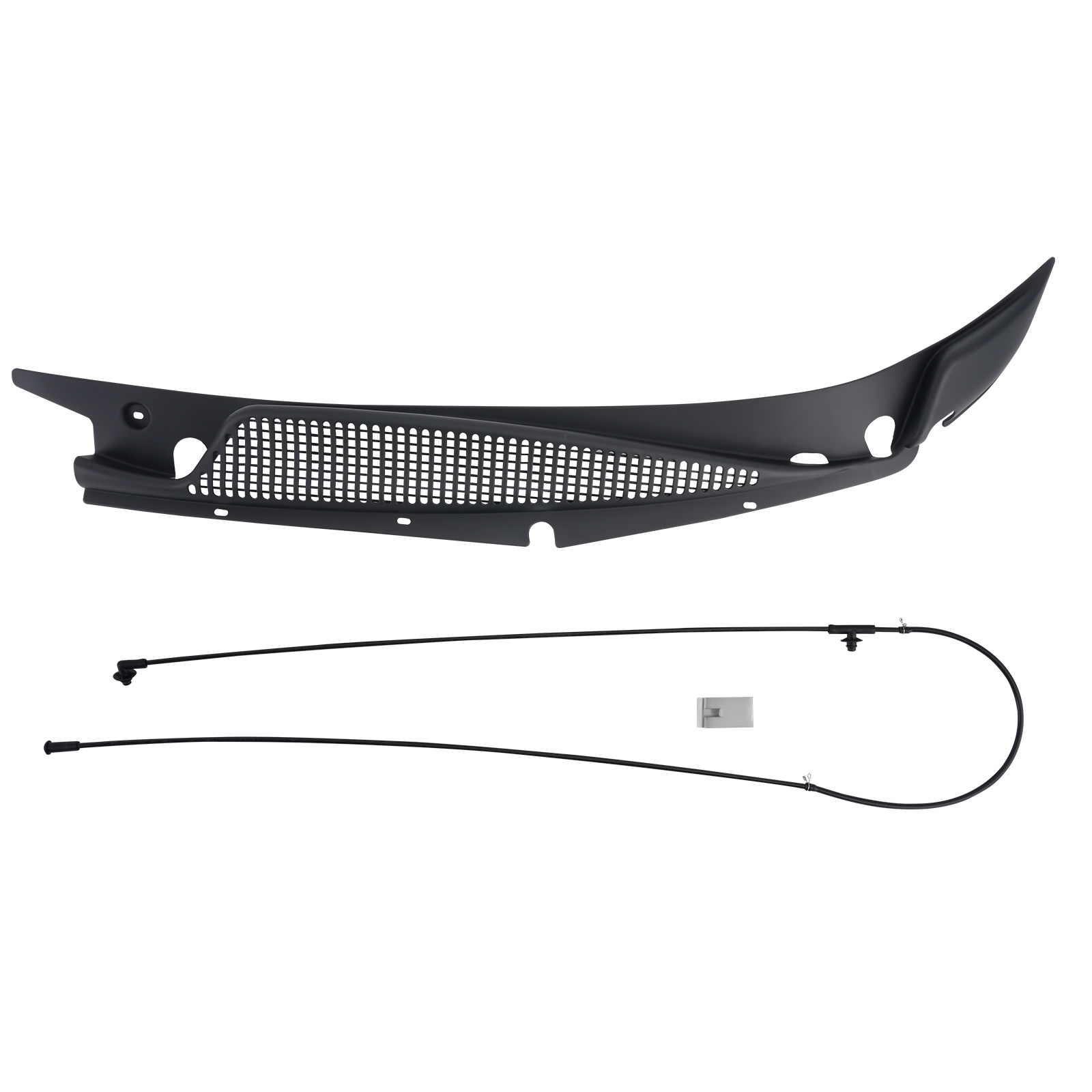 Windshield Wiper Grille Trim Panels Cowl Vent For 96-2020 compatible for Chevrolet Express 2500