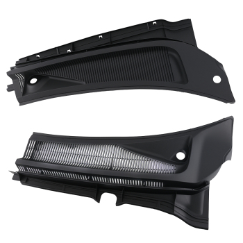 Windshield Wiper Cowl Panel Grille Set compatible for Ford F250-F550 Super Duty 11-16
