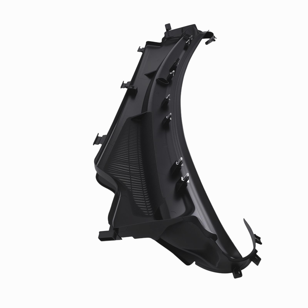 Black ABS Cowl Top Panel compatible for Jeep Grand Cherokee 2011-2015 55079197AH Waterproof