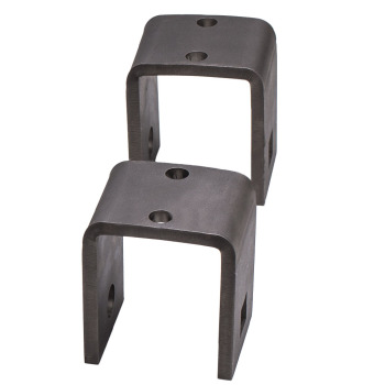 2 wide slipper spring hanger kit for tandem trailer axle with shackle bolts