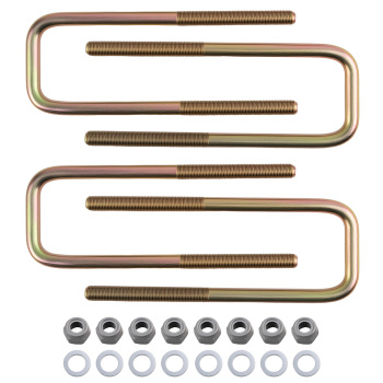 Square U-Bolt Hardware compatible for Chevrolet GMC C1500 compatible for Silverado Sierra 1988-2019 9/16