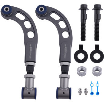 2x Adjustable Rear Camber Arm Kit compatible for Scion TC 2005 2006 2007 2008 2009 2010