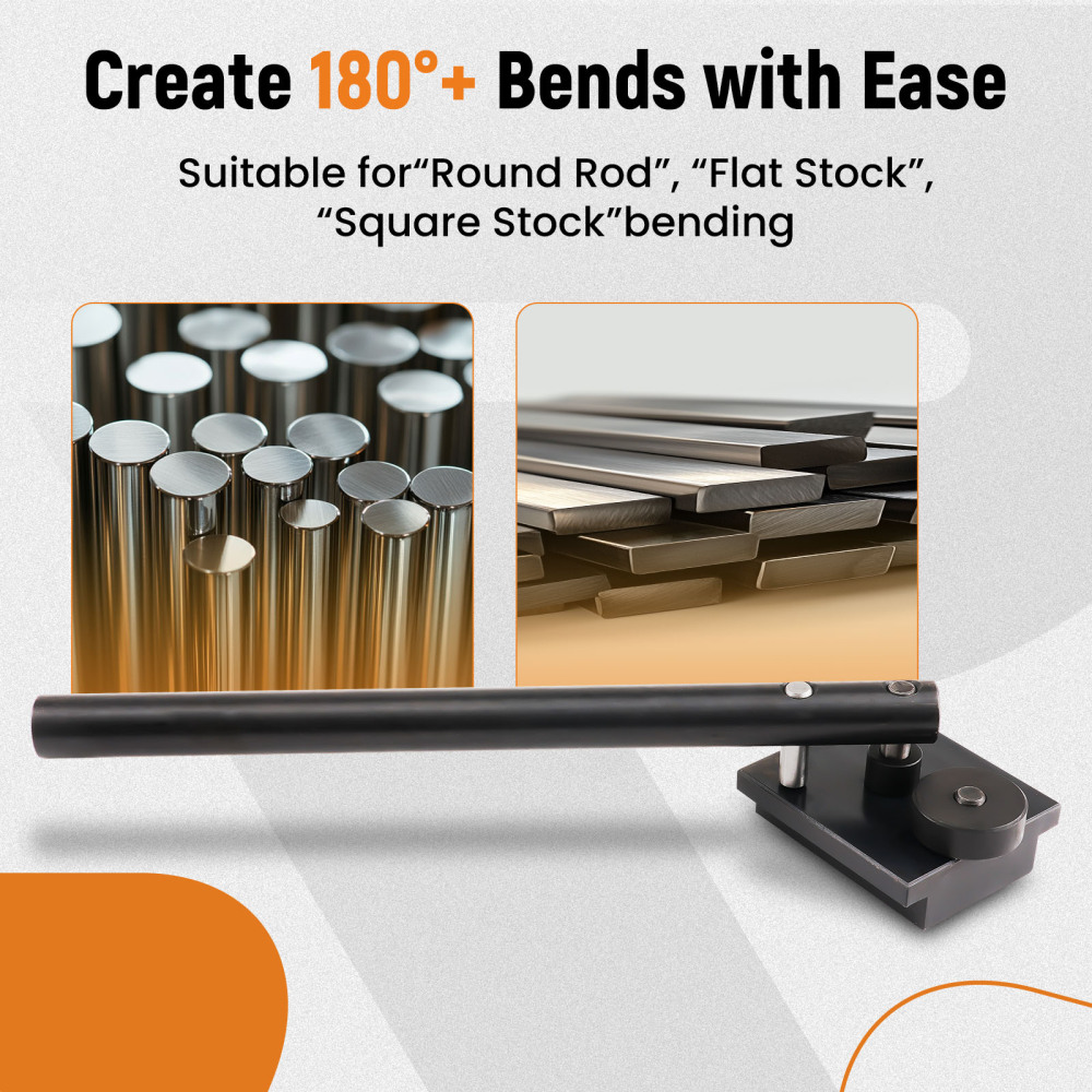 3/8 diameter mild steel rod Bender Forming Tool for 3/4,1,1-1/4,1-1/2 diameter