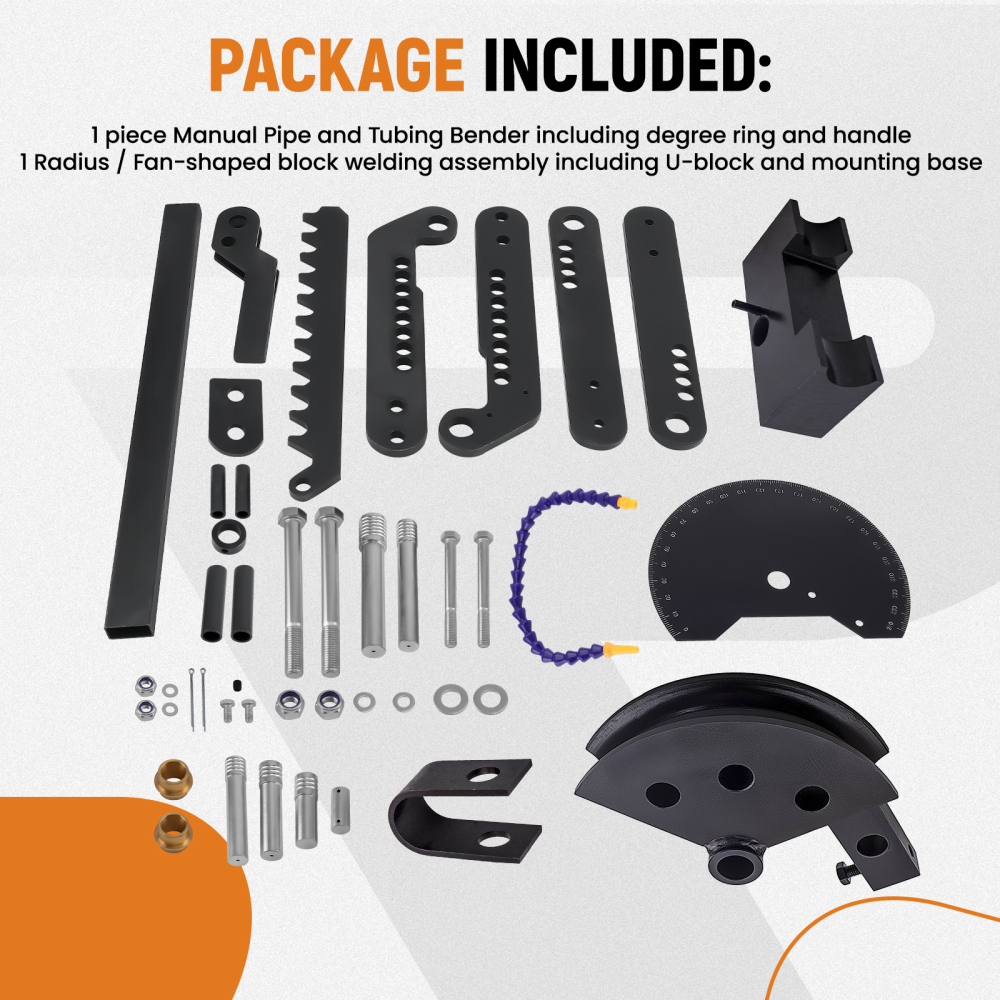 Ratcheting Manual Pipe and Tubing Bender1-5/8 X 5 120 Degree Tubing Die Kit