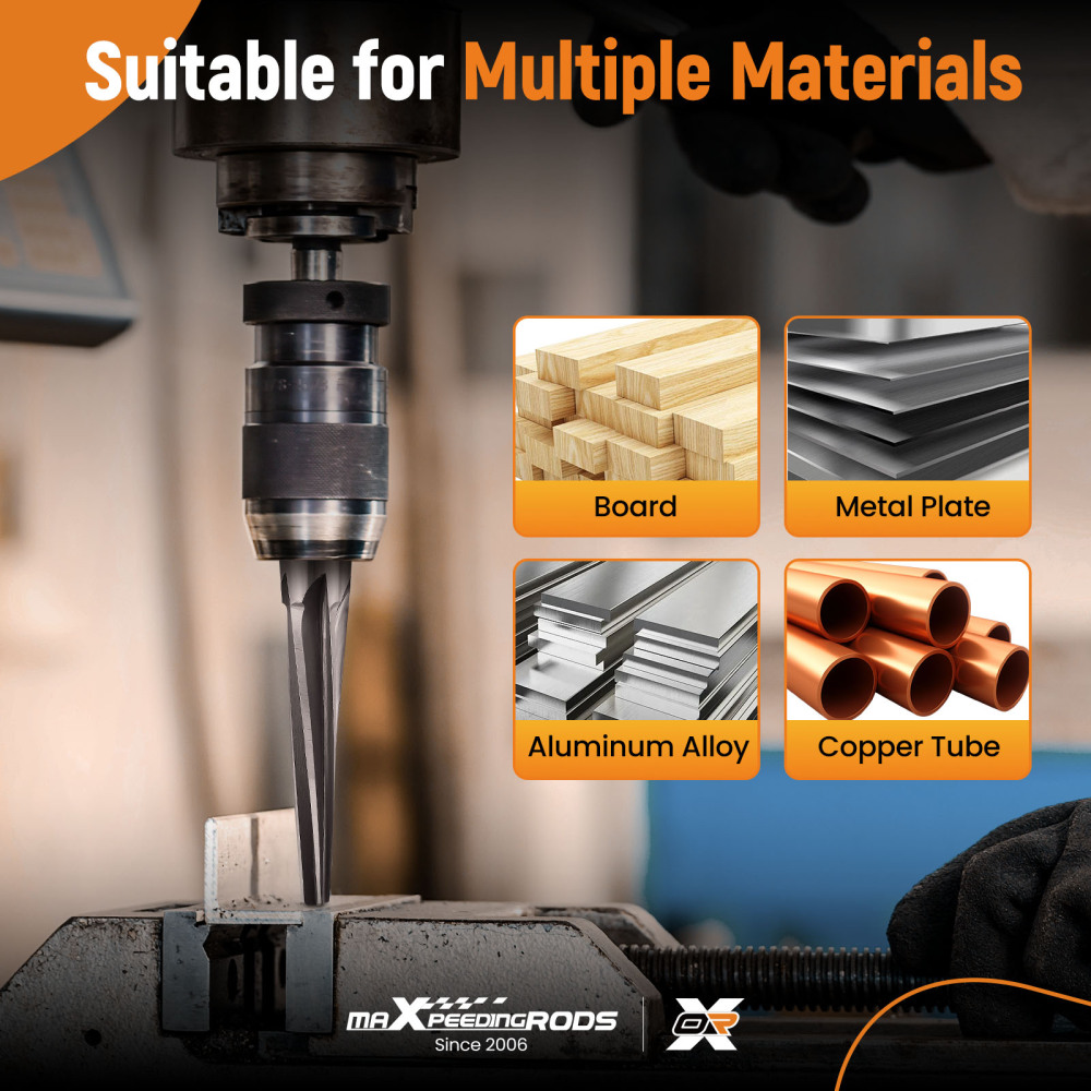 Steel Tapered Ball Joint Tie Rod Reamer Drill Bit Tool, 1-1/2