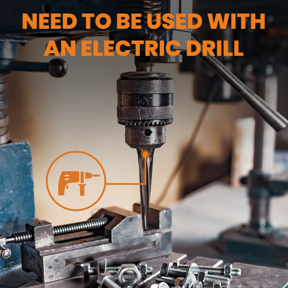 Tapered Ball Joint  Tie Rod End Reamer Fit for 7 Degree, 1-1/2 Per Foot