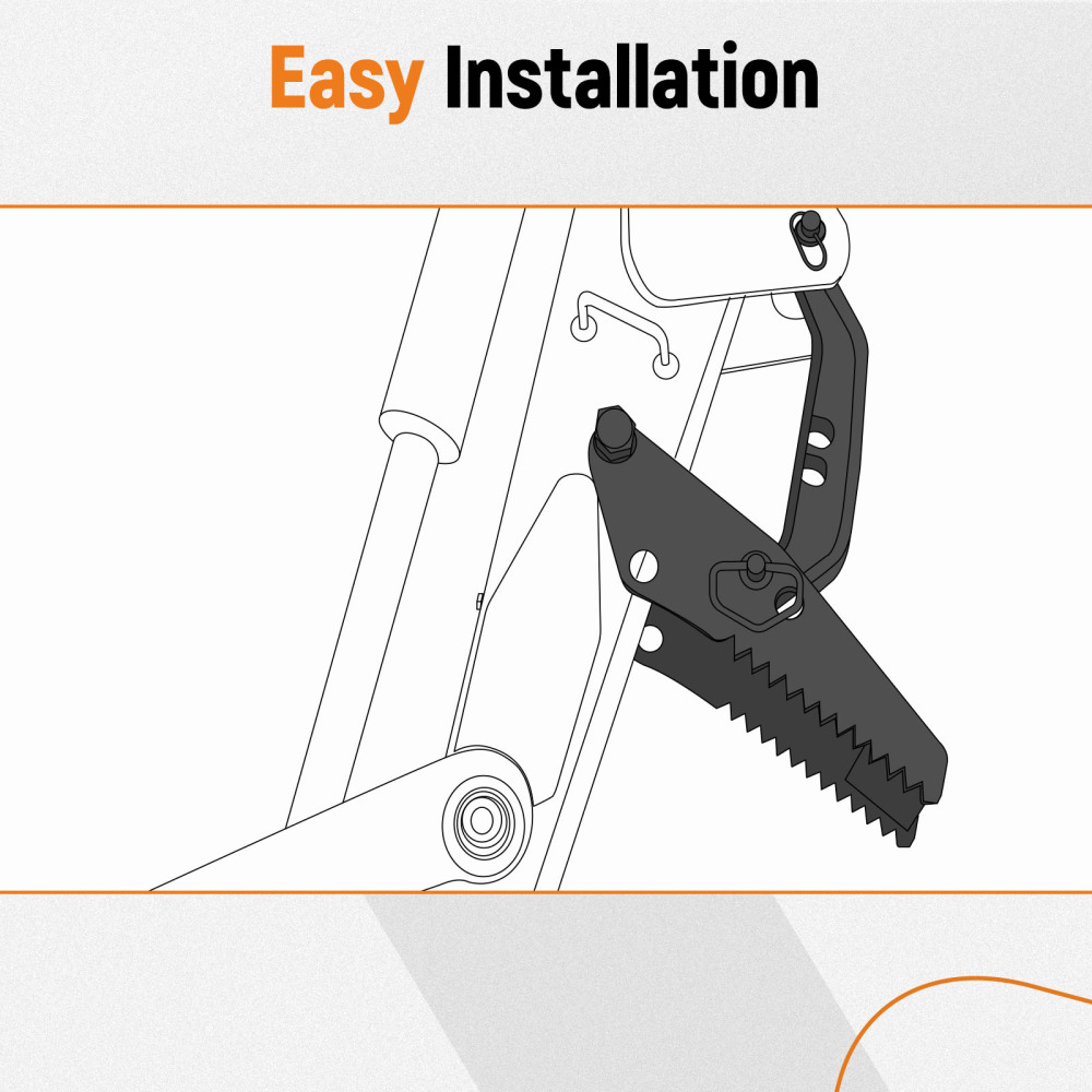 Backhoe Thumb Excavator Universal Claw Tractor compatible for Kubota Deere Attachment