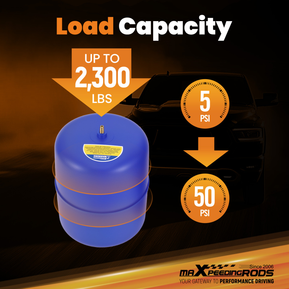 Rear Air Suspension Helper Spring Kit compatible for Jeep Wrangler 2.0L 1997CC 2018-on