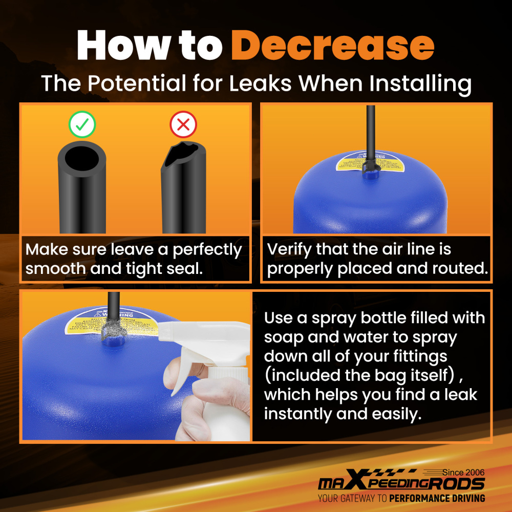 Rear Air Suspension Helper Spring Kit 2300 LBS compatible for Jeep Gladiator 4WD 2020-2025