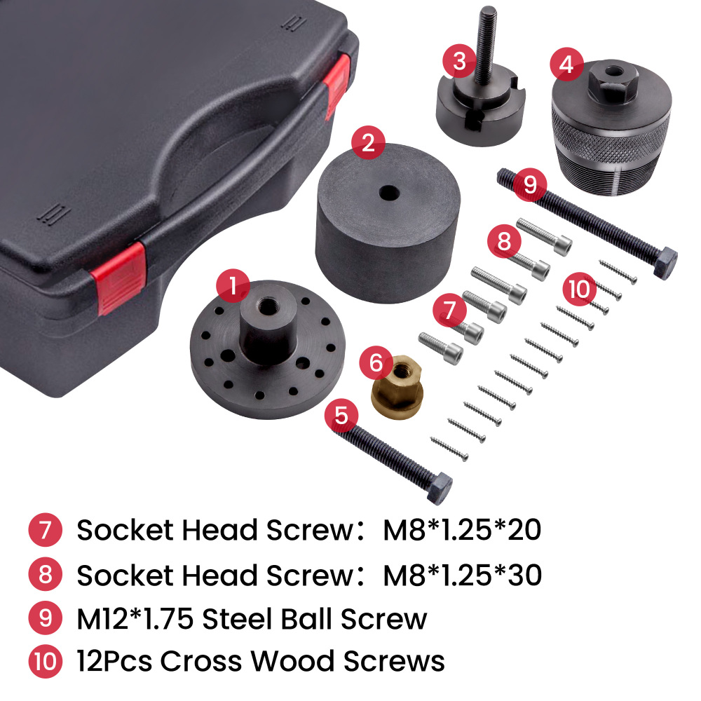 Engine Crankshaft Front Oil Seal Removal Install Tool Set compatible for BMW N52 N54