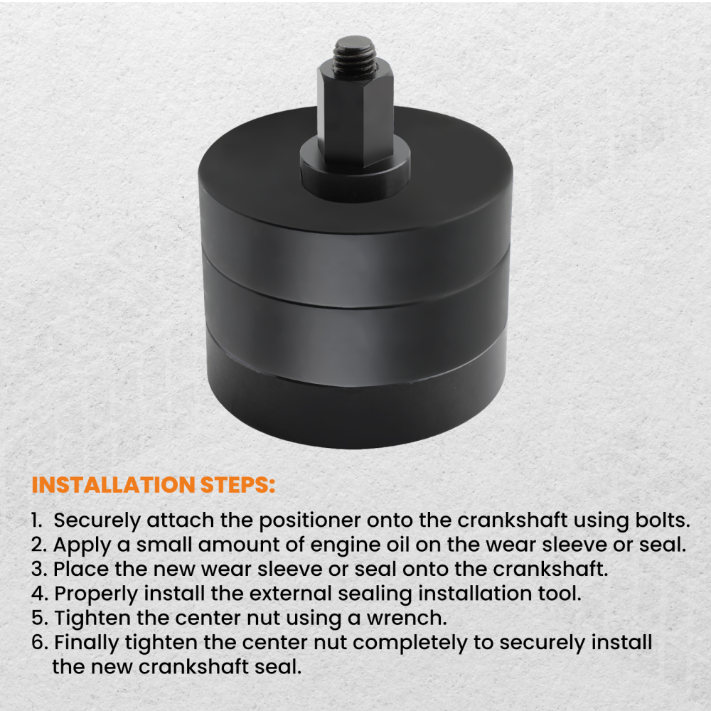 Diesel FrontRear Crankshaft Seal Wear Sleeve Installer compatible for CAT 3406 3408 C-15