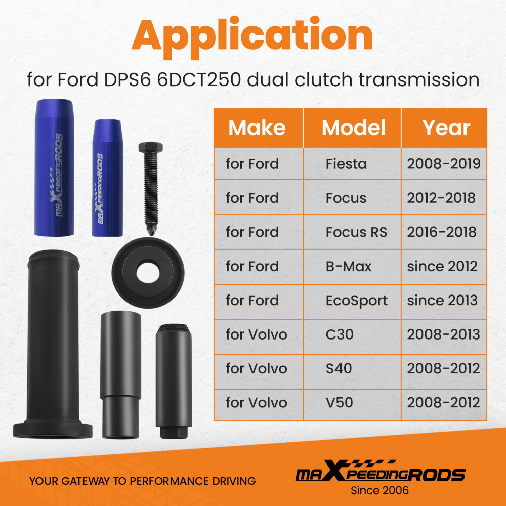 Dual Clutch Transmission Oil Seal Removal Tool compatible for Ford Focus Festiva DPS6