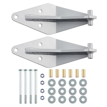 Front Dual Twin Shock Bracket Mount Kit compatible for Ford F250 F350 4WD 1999-2004