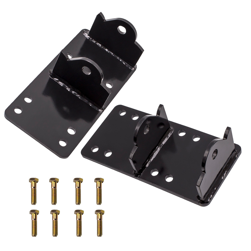 For C10 Truck LS for LSX Engine Swap Bracket Mount Pair with Bolts