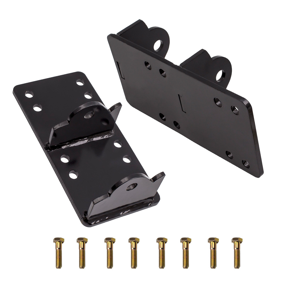 For C10 Truck LS for LSX Engine Swap Bracket Mount Pair with Bolts