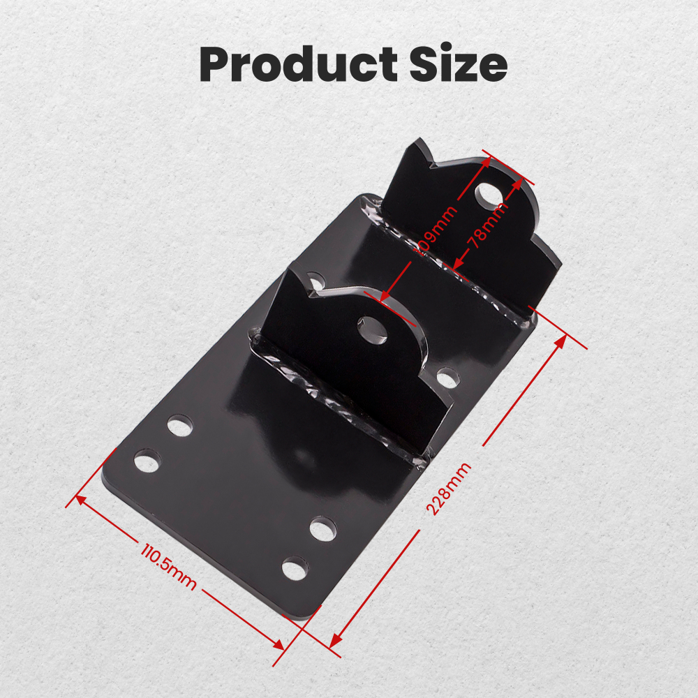 For C10 Truck LS for LSX Engine Swap Bracket Mount Pair with Bolts