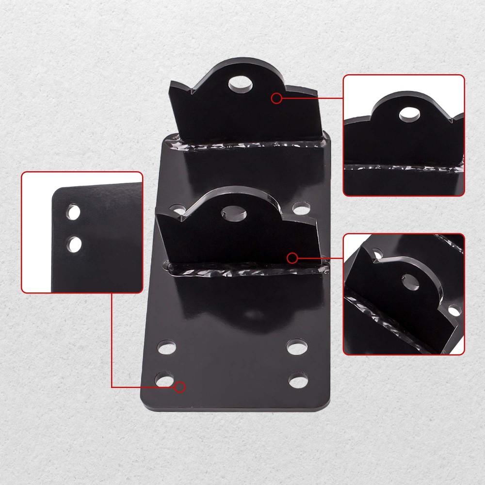 For C10 Truck LS for LSX Engine Swap Bracket Mount Pair with Bolts