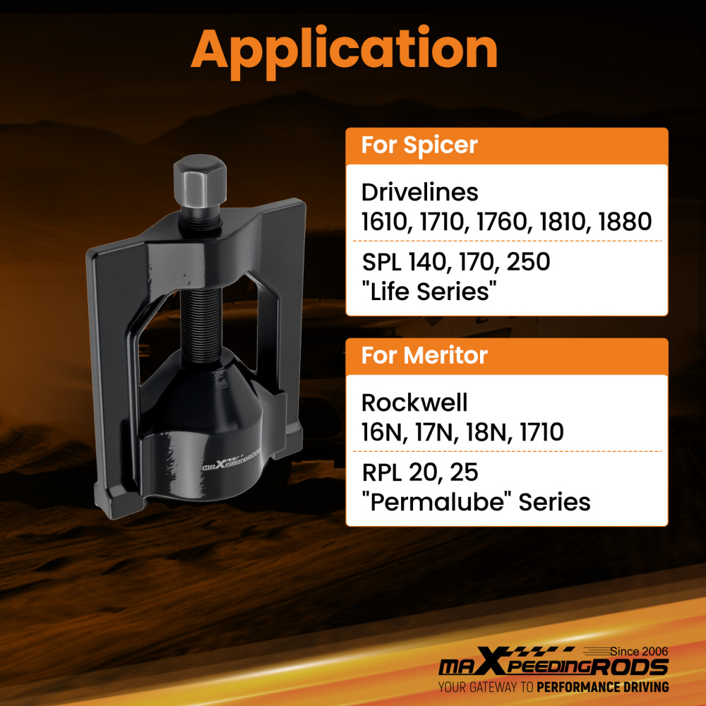 U Joint Puller Universal Joint Puller Bearing Cup Installer Kit for Class 7-8