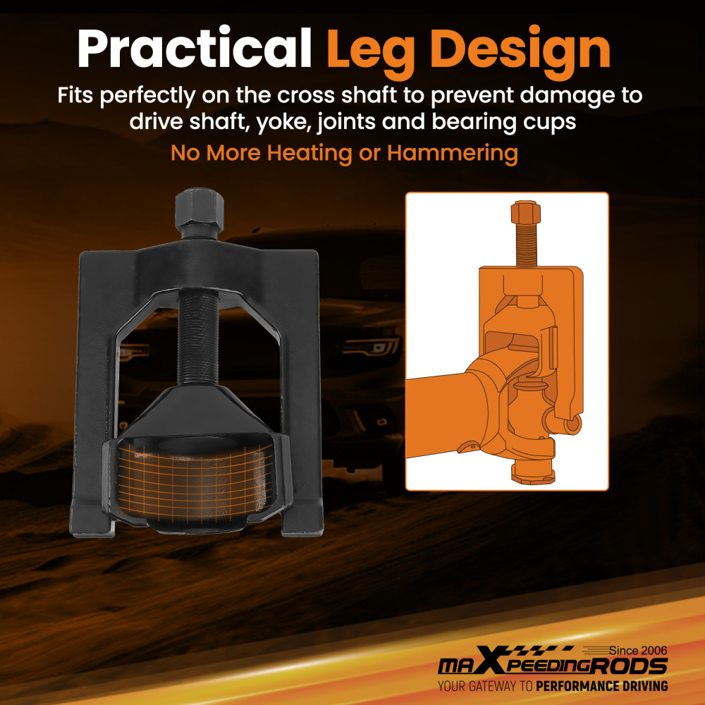 U Joint Puller Universal Joint Puller Bearing Cup Installer Kit for Class 7-8