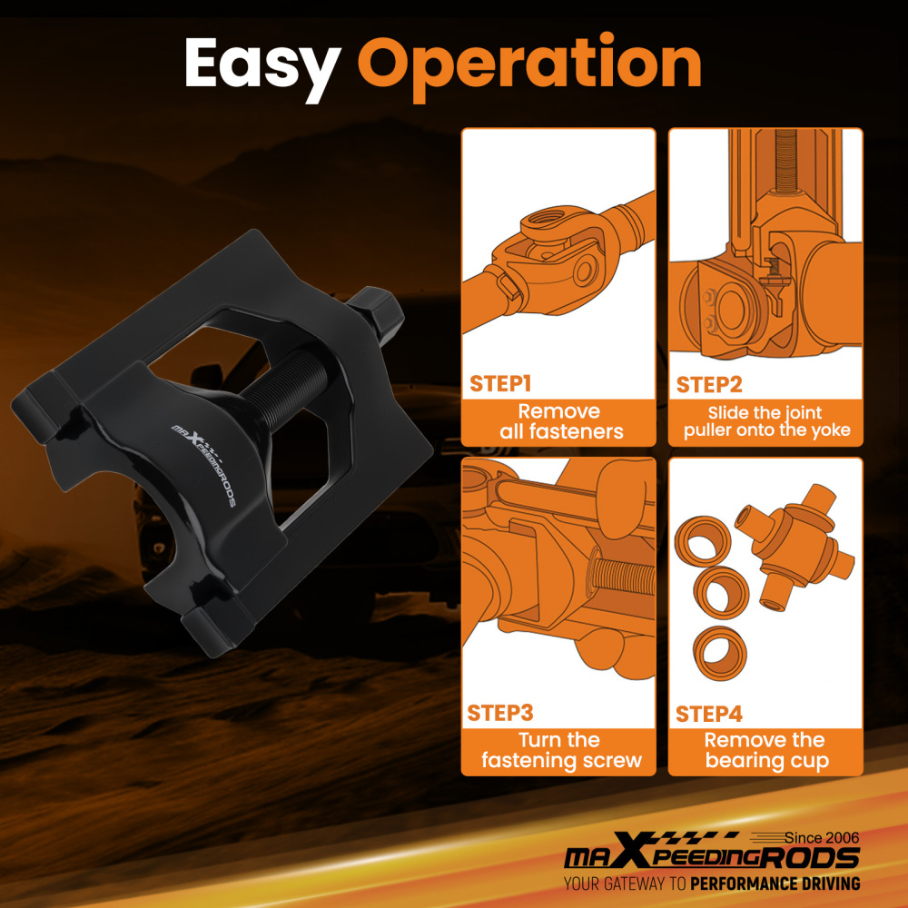 U Joint Puller Universal Joint Puller Bearing Cup Installer Kit for Class 7-8