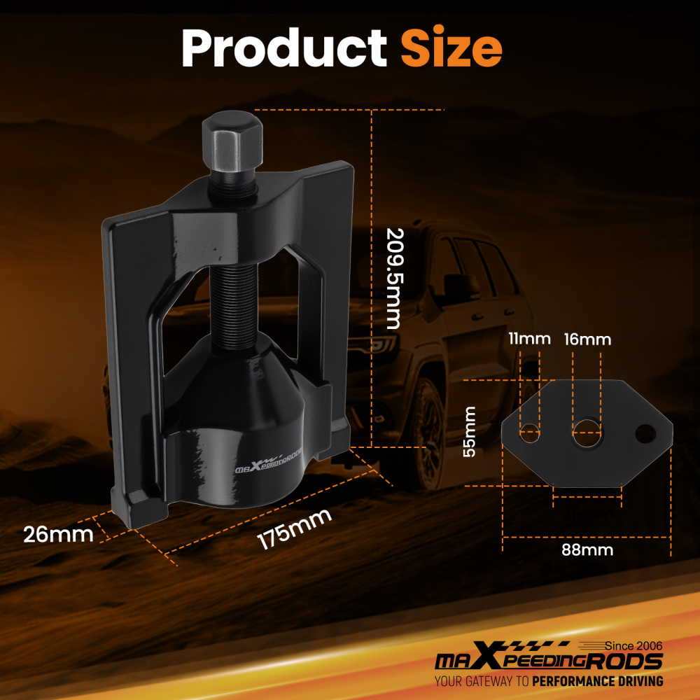 U Joint Puller Universal Joint Puller Bearing Cup Installer Kit for Class 7-8