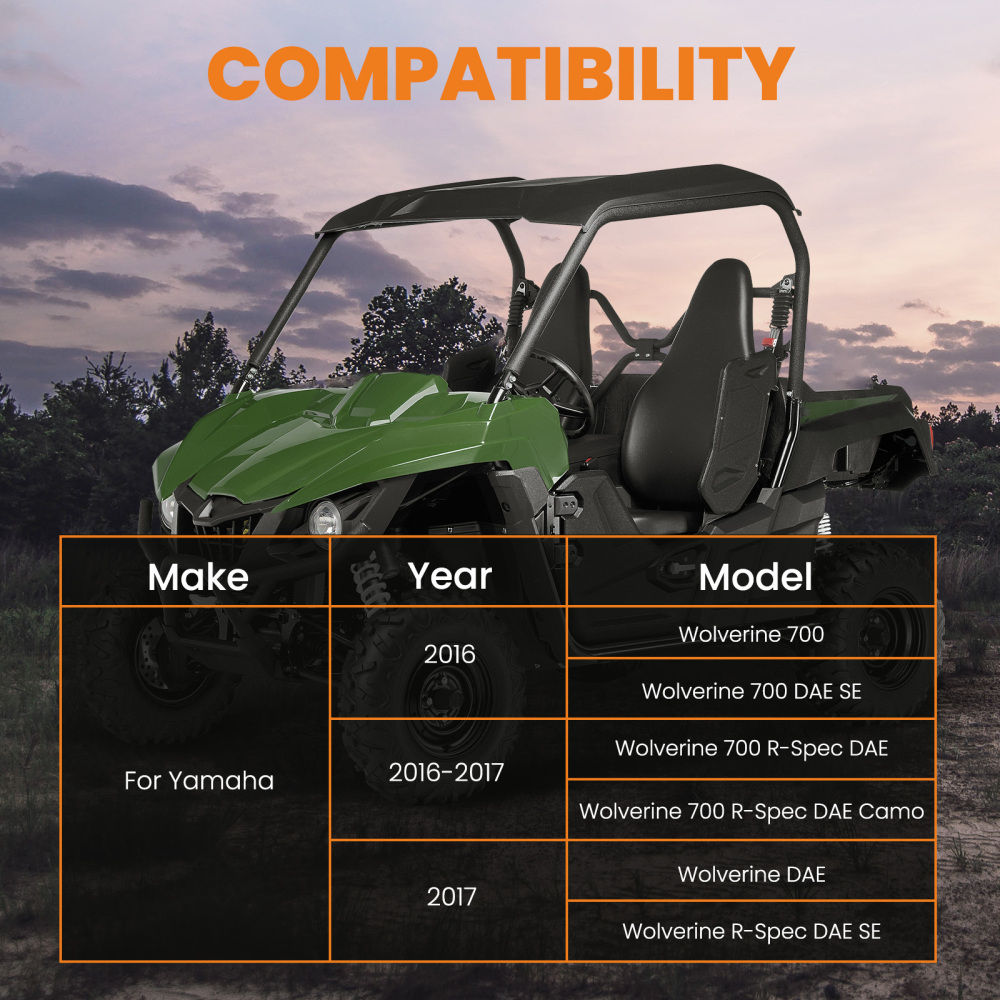 3.5 Lift Kits compatible for Yamaha Wolverine 700/700 R-Spec 2016-2017