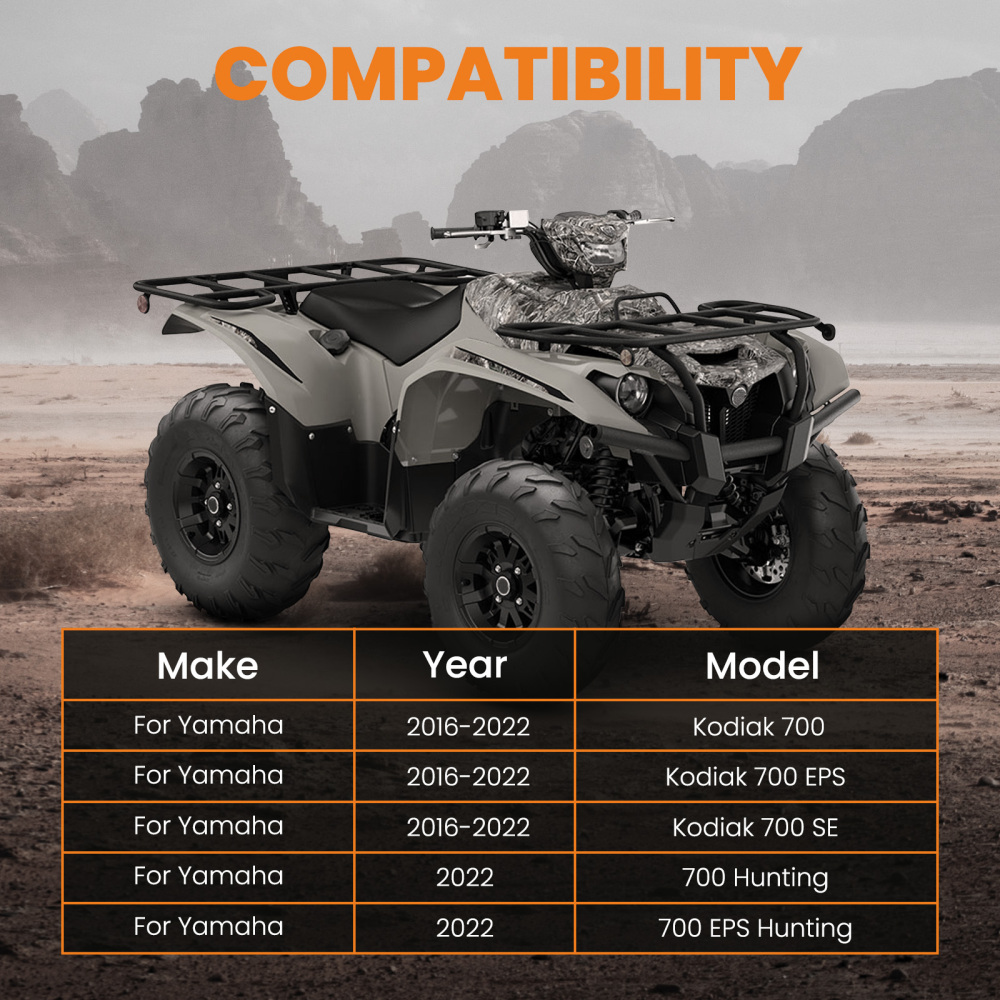 Lift Kit 2 inch compatible for Yamaha YFM700 Kodiak 4x4 2016 - 2018