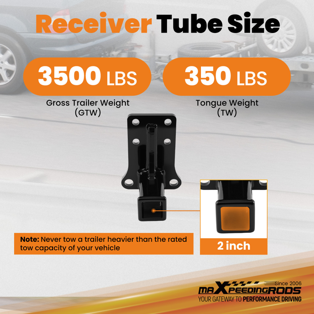 Trailer Hitch 2 Tow Receiver Bumper fit Benz ML-Class All Models 1998-2005 NEW