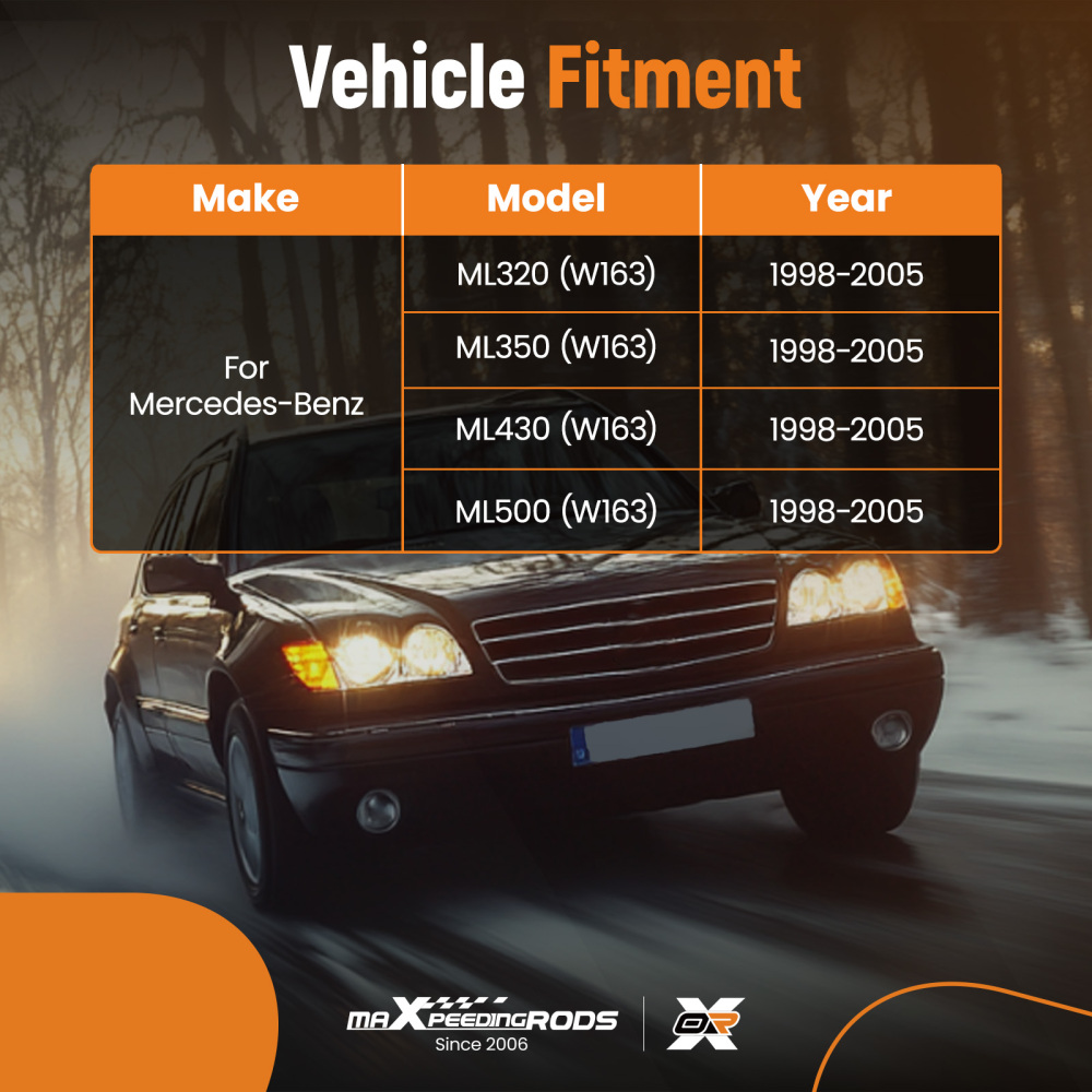 Class-3 Trailer Tow Hitch Hardware 2 Receiver Tube kit compatibile per Mercedes-Benz