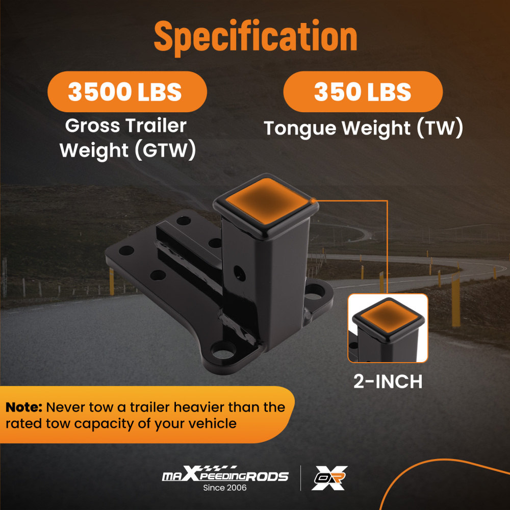 Class-3 Trailer Tow Hitch Hardware 2 Receiver Tube kit compatibile per Mercedes-Benz