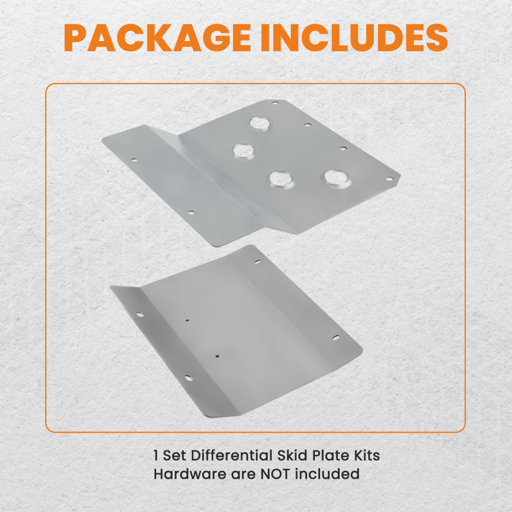 New Heavy Duty Differential Skid Plate compatible for Silverado Sierra 2500/3500 HD