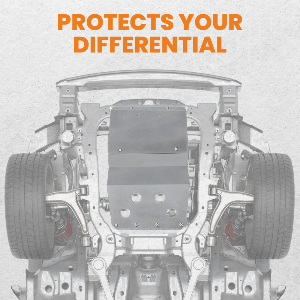 New Heavy Duty Differential Skid Plate compatible for Silverado Sierra 2500/3500 HD