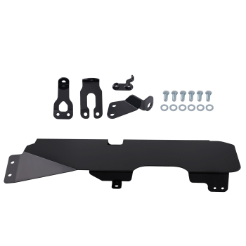 Steel Gas Tank Skid Plate Fits For 07-18 compatible for Jeep Wrangler JK 4WD 2-Door Black