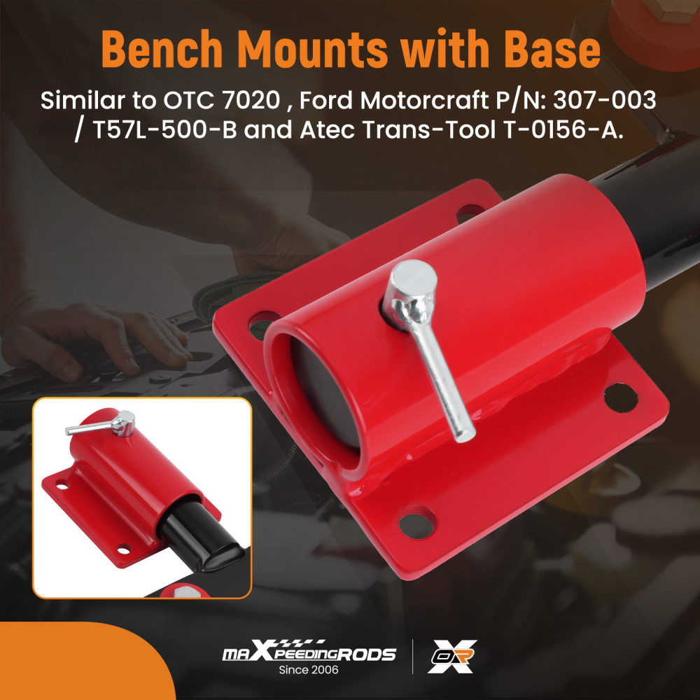 T-0156-A Transmission Holding Fixture Tool with Base compatible for Ford/Chrysler OTC 7020