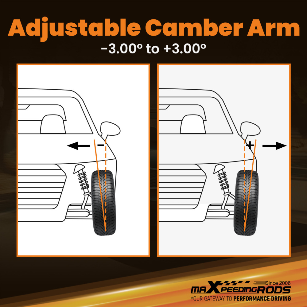 Pair Alignment Rear Camber Arm and Toe Kit Compatible for Nissan 370Z compatible for Infiniti G37 M35 45 G35 suspension arms